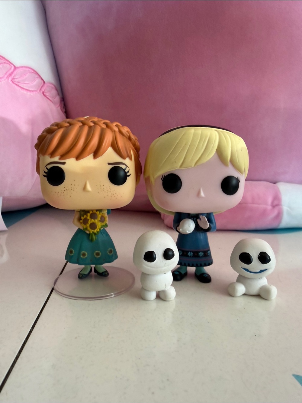 Funko Frozen Fever Anna #156 & Young Elsa #116 - OOB